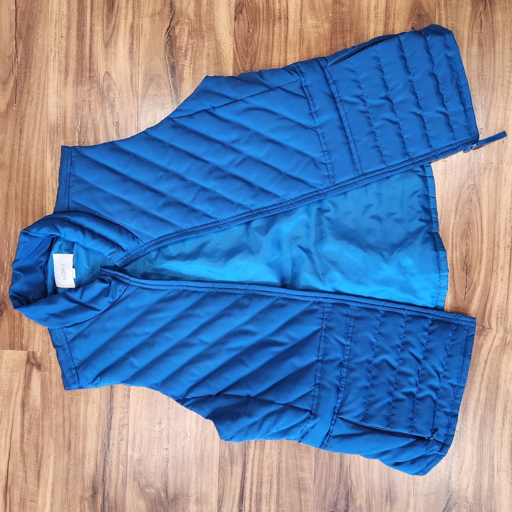 Deep Teal Puffer/Quilted Vest